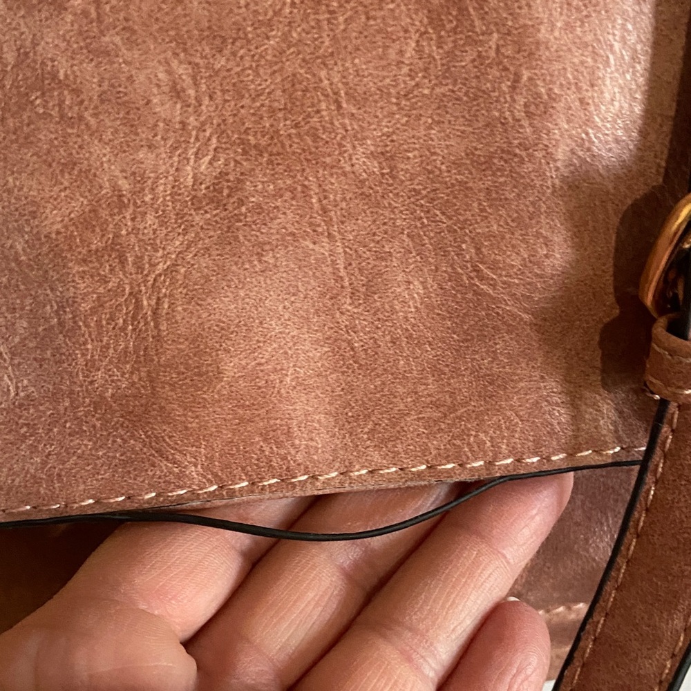 Pinkish Leather Backpack - Picture 4 of 4